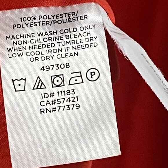 Ann Taylor Fit & Flare Dress Size 4 Red Sleeveless Knee Length - Picture 6 of 10